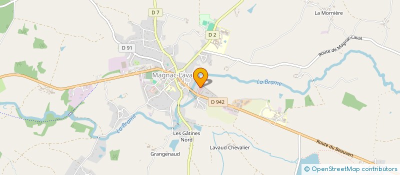 localisation de l'entreprise SCI DU SAINFOIN à MAGNAC-LAVAL