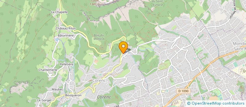 localisation de l'entreprise SCI DU SAINT EYNARD  LE SAPPEY-EN-CHARTREUSE