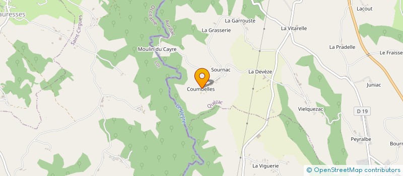 localisation de l'entreprise SCI DU SAINT LAURENT à QUEZAC