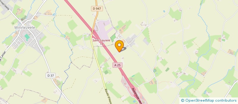 localisation de l'entreprise SCI DU SAINT LAURENT  STEENVOORDE