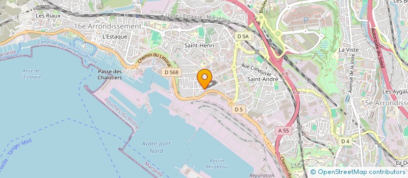 localisation de l'entreprise SCI DU SAINT OGER à MARSEILLE