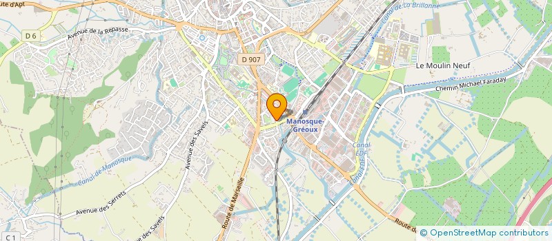 localisation de l'entreprise SCI DU SAINT SAUVEUR  MANOSQUE