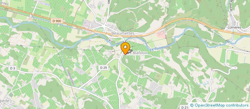 localisation de l'entreprise SCI DU SALOIR  MENERBES