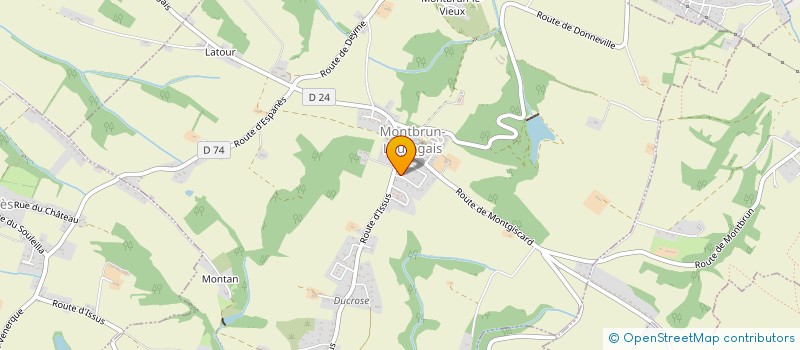 localisation de l'entreprise SCI DU SAMADAL  MONTBRUN-LAURAGAIS