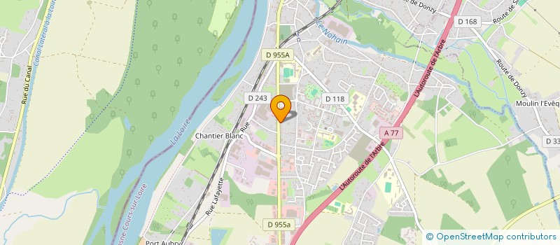 localisation de l'entreprise SCI DU SANCERROIS à COSNE-COURS-SUR-LOIRE