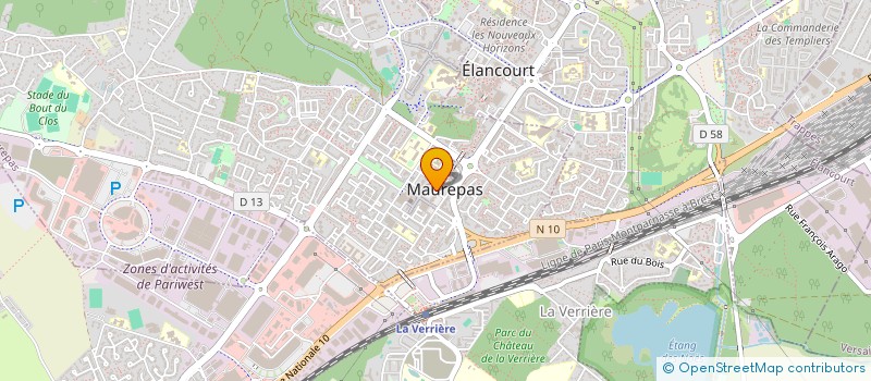 localisation de l'entreprise SCI DU SANCERROIS  MAUREPAS