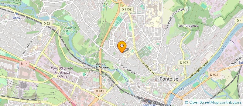 localisation de l'entreprise SCI DU SANCY FLOUVAT  PONTOISE