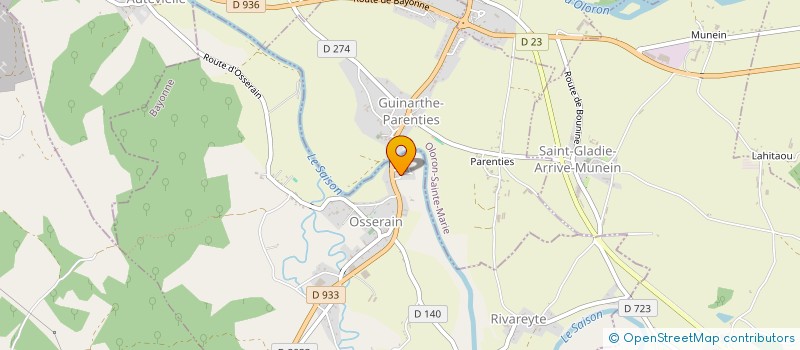 localisation de l'entreprise SCI DU SANSOULET à ORION