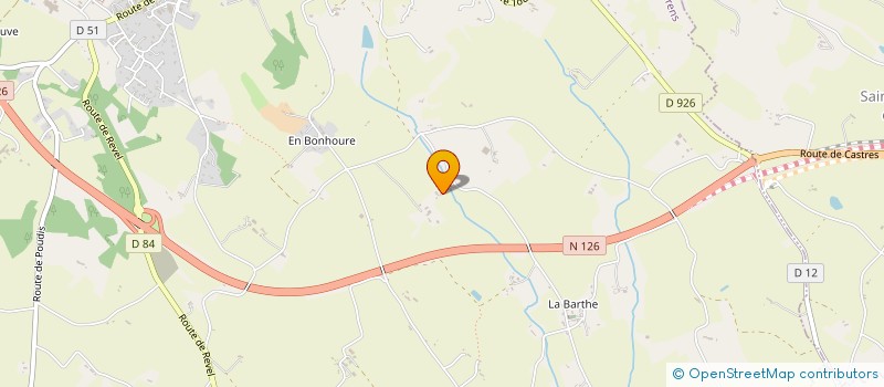 localisation de l'entreprise SCI DU SANT à PUYLAURENS