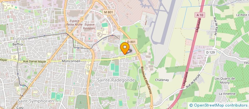 localisation de l'entreprise SCI DU SAPAILLE  TOURS