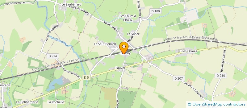 localisation de l'entreprise SCI DU SAPHIR  CROUAY