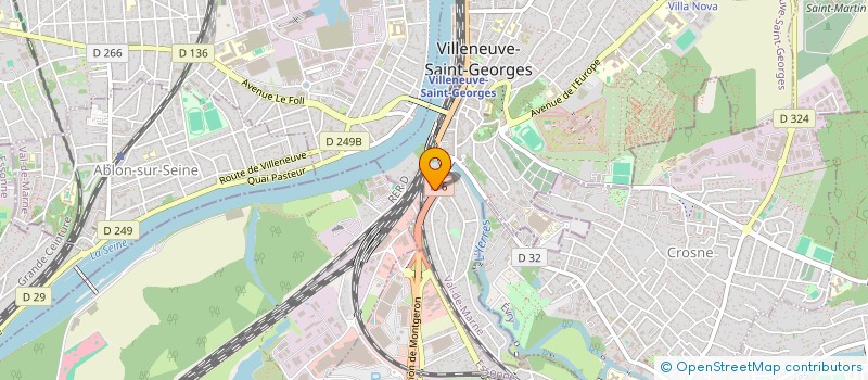 localisation de l'entreprise SCI  DU SAPIN à VILLENEUVE-SAINT-GEORGES