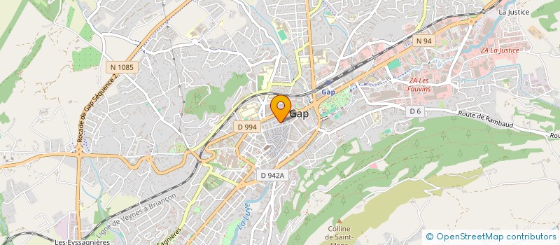 localisation de l'entreprise SCI DU SAPIN BLEU  GAP