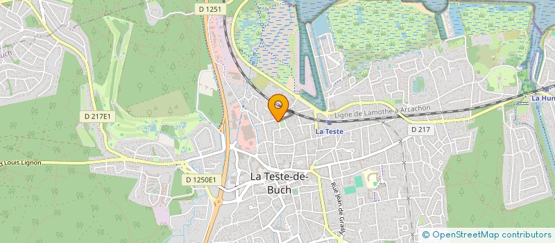 localisation de l'entreprise SCI DU SARRANCOLIN à LA TESTE-DE-BUCH