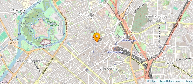 localisation de l'entreprise SCI DU SARTEL à LILLE