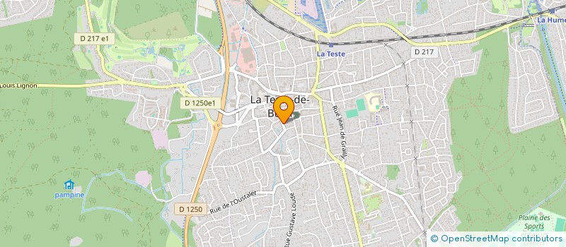 localisation de l'entreprise SCI DU SAUBONNA à LA TESTE-DE-BUCH