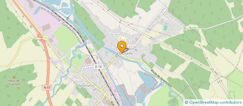 localisation de l'entreprise SCI DU SAULCY  CHATEL-SUR-MOSELLE