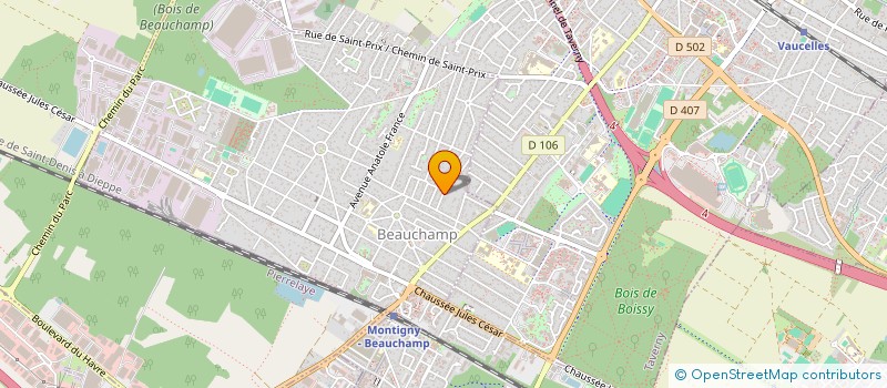 localisation de l'entreprise SCI DU SAULE  BEAUCHAMP