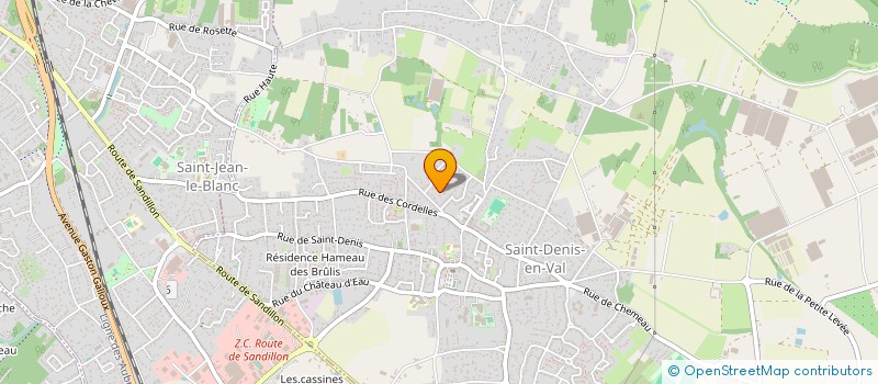 localisation de l'entreprise SCI DU SAULE à SAINT-DENIS-EN-VAL