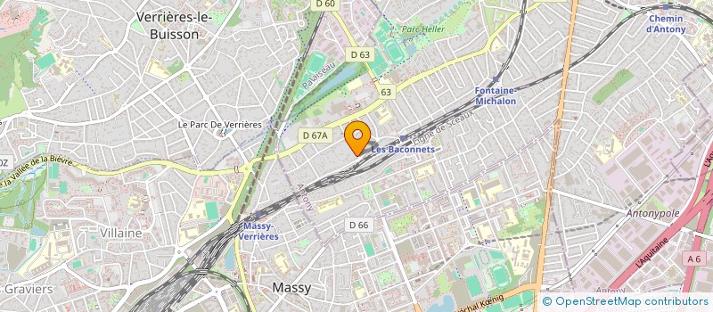 localisation de l'entreprise SCI DU SAULE à ANTONY