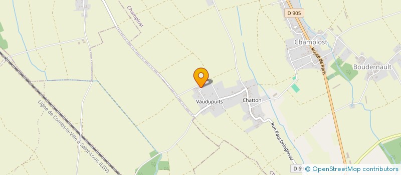 localisation de l'entreprise SCI DU SAULE FENDU  CHAMPLOST