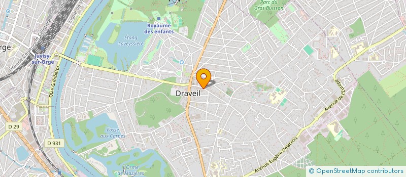 localisation de l'entreprise SCI DU SAULE SAINT JACQUES à DRAVEIL