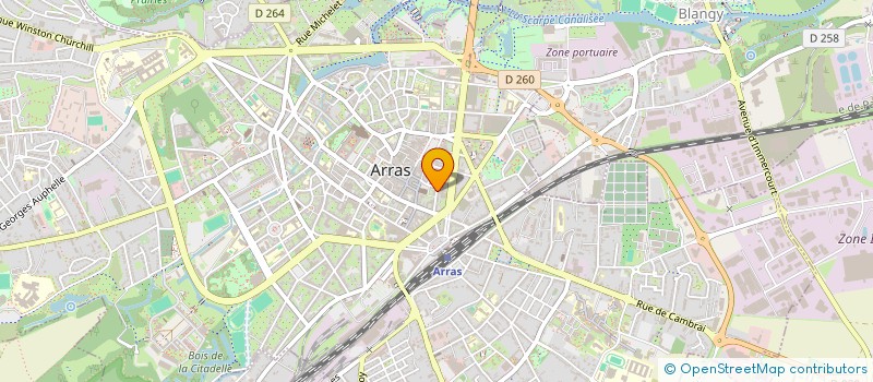 localisation de l'entreprise SCI DU SAUMON à ARRAS