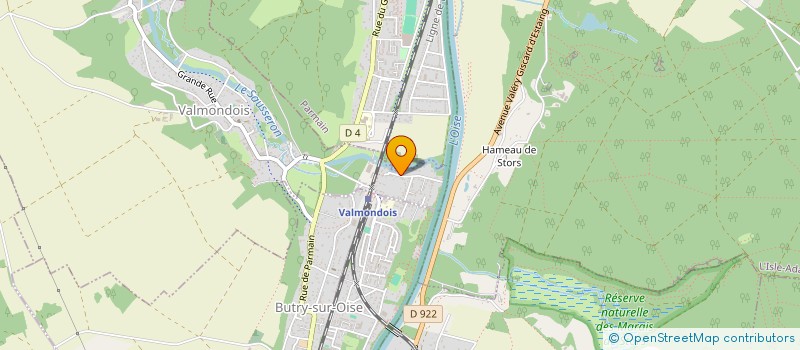 localisation de l'entreprise SCI DU SAUSSERON  NERVILLE-LA-FORET