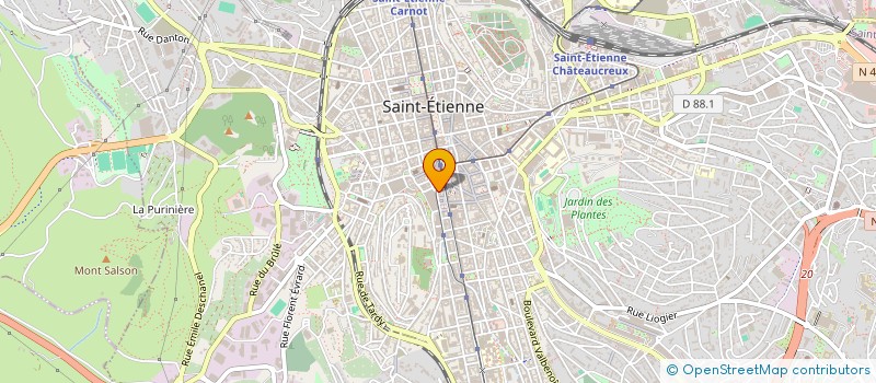 localisation de l'entreprise SCI DU SAUT DU LOUP  SAINT-ETIENNE