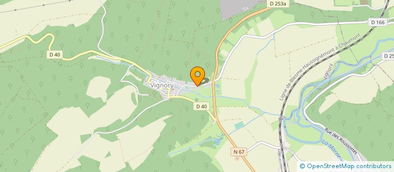 localisation de l'entreprise SCI DU SAUTE RUISSEAU à VIGNORY