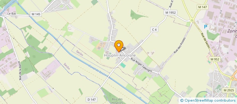 localisation de l'entreprise SCI DU SAUTEAU  HOUPLIN-ANCOISNE