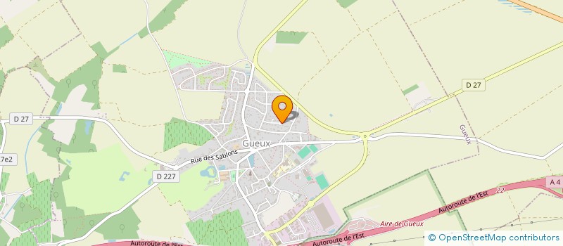 localisation de l'entreprise SCI DU SAUVAGE  GUEUX