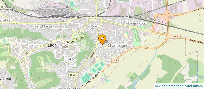 localisation de l'entreprise SCI DU SAUVOIR à LAON