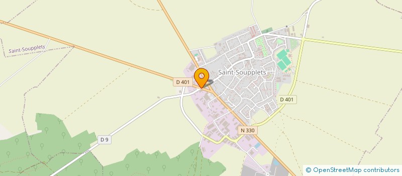 localisation de l'entreprise SCI DU SAUVOY  SAINT-SOUPPLETS