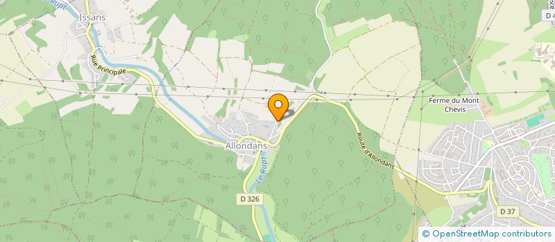 localisation de l'entreprise SCI DU SAVOUT  ALLONDANS