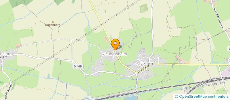 localisation de l'entreprise SCI DU SCHALLER  VIEUX-LIXHEIM