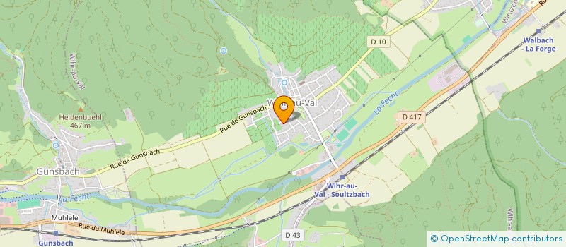 localisation de l'entreprise SCI DU SCHWARTZENBOURG  WIHR-AU-VAL