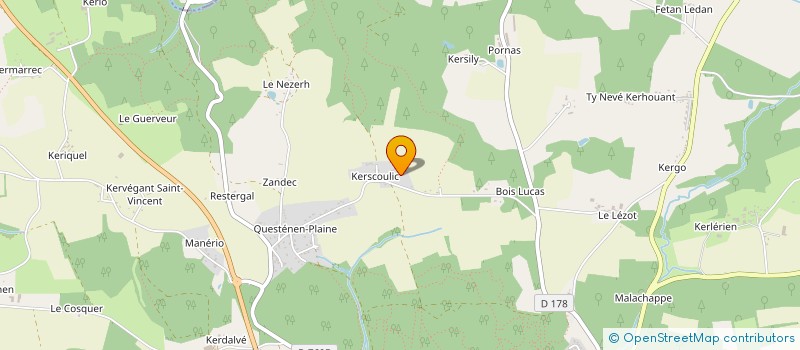 localisation de l'entreprise SCI DU SCORFF  PLOUAY