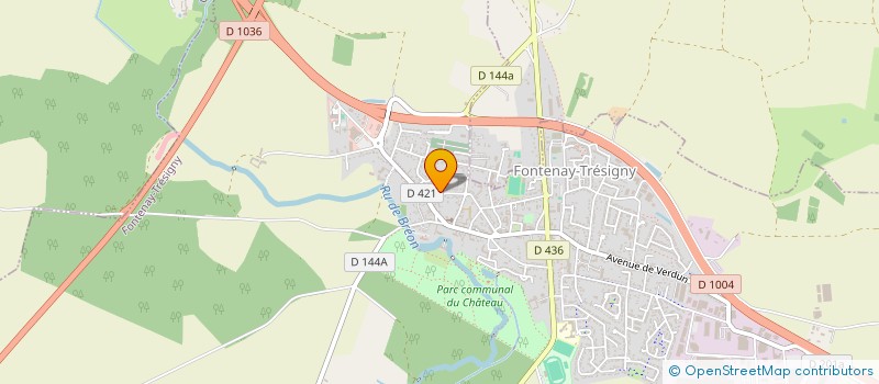 localisation de l'entreprise SCI DU SCRIBE  FONTENAY-TRESIGNY