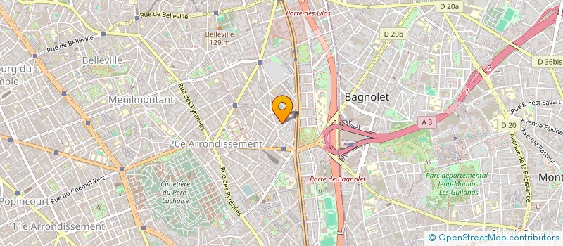 localisation de l'entreprise SCI DU SECOND DEGRE  PARIS