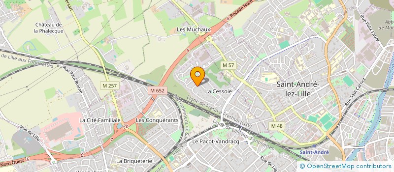 localisation de l'entreprise SCI DU SEGALA à LAMBERSART