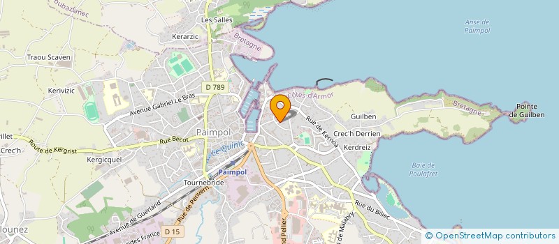 localisation de l'entreprise SCI DU SEIZE  PAIMPOL