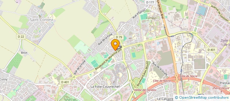 localisation de l'entreprise SCI DU SEIZE PLACE DE LA GARE A CAEN à CAEN