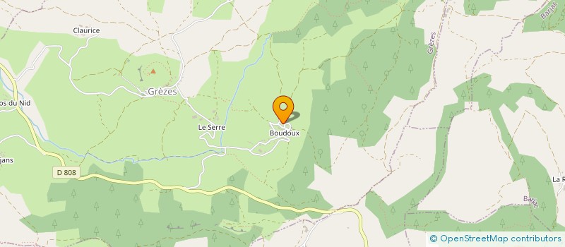 localisation de l'entreprise SCI DU SEJALAN  GREZES