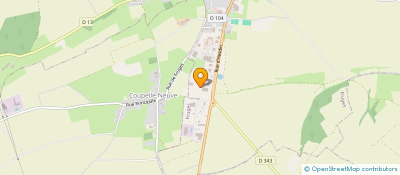 localisation de l'entreprise SCI DU SELF  FRUGES