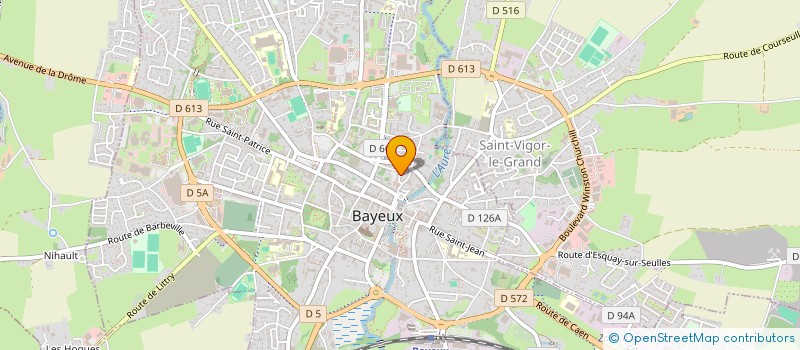 localisation de l'entreprise SCI DU SEMAPHORE  BAYEUX