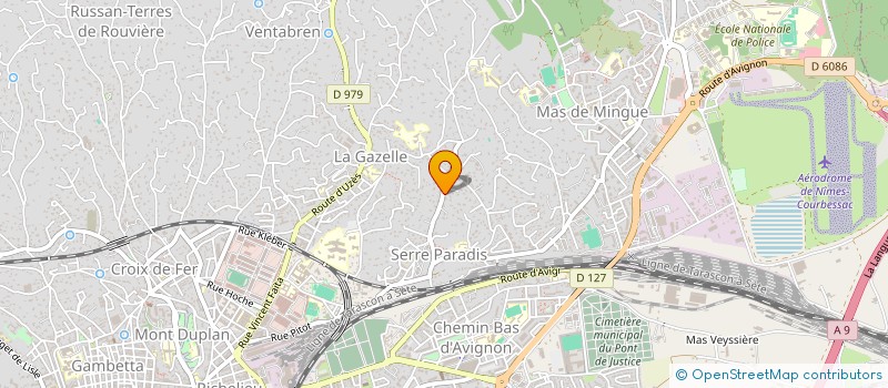 localisation de l'entreprise SCI DU SEMAPHORE  LA CIOTAT