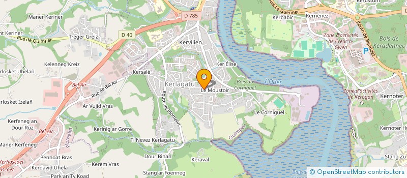 localisation de l'entreprise SCI DU SEMINAIRE  QUIMPER