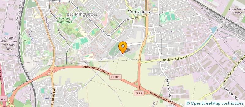 localisation de l'entreprise SCI DU SEMNOZ  VENISSIEUX