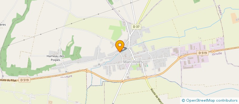 localisation de l'entreprise SCI DU SENAILLET  MARCILLOLES